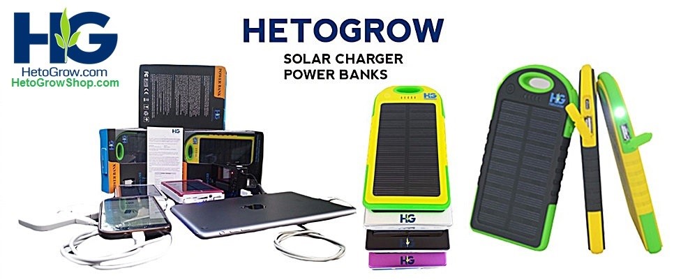 HetoGrow solar power bank product selection